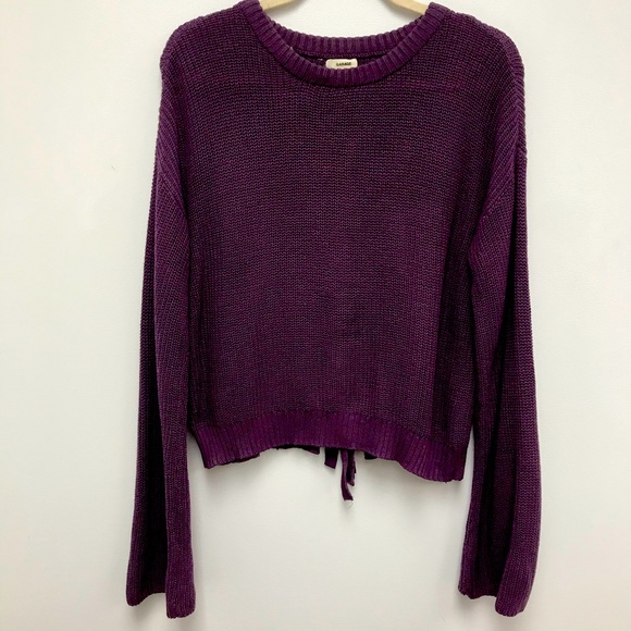 Adorable Purple Sweater